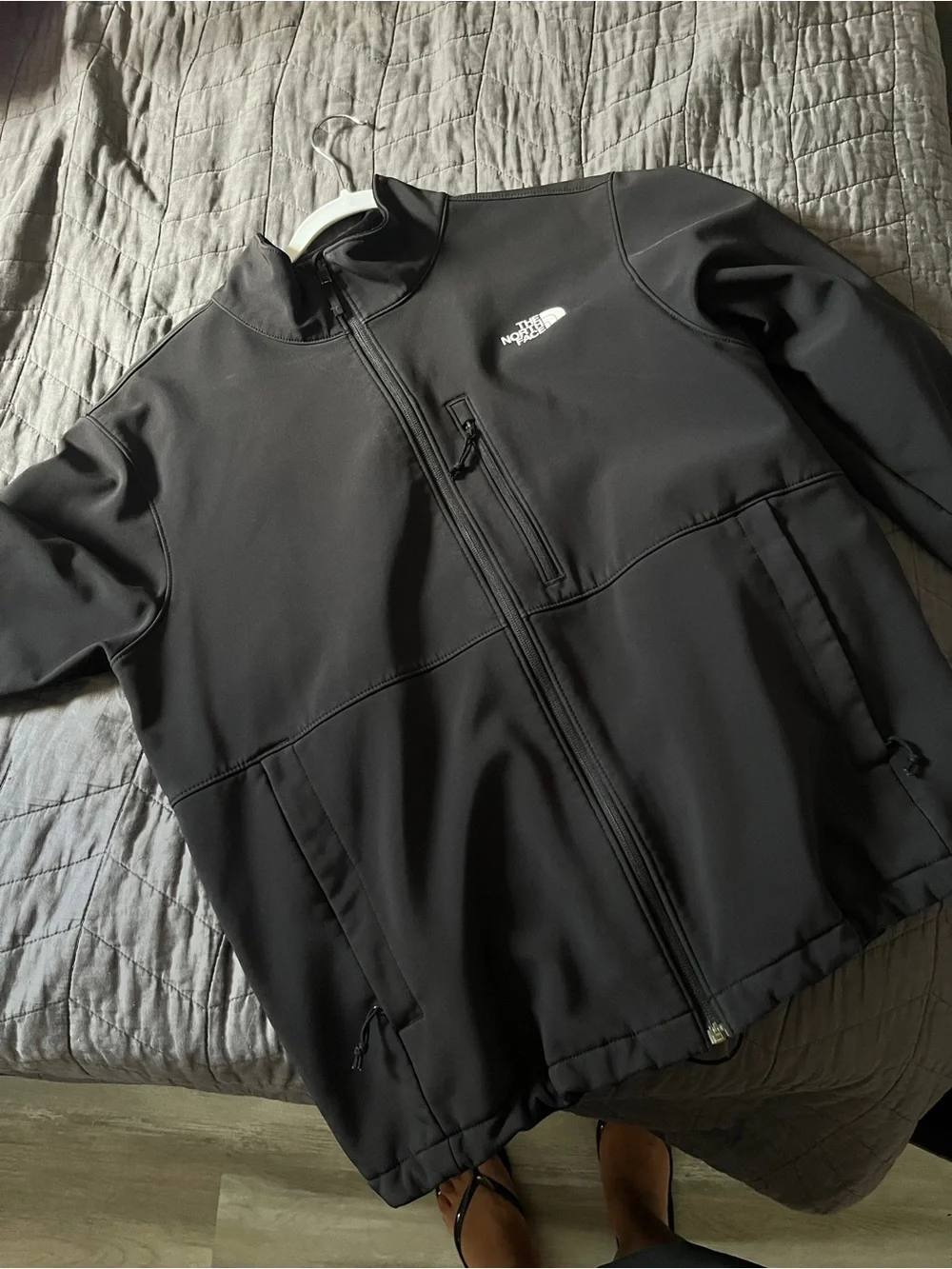 The North Face Men's Black Softshell Zip Jacket